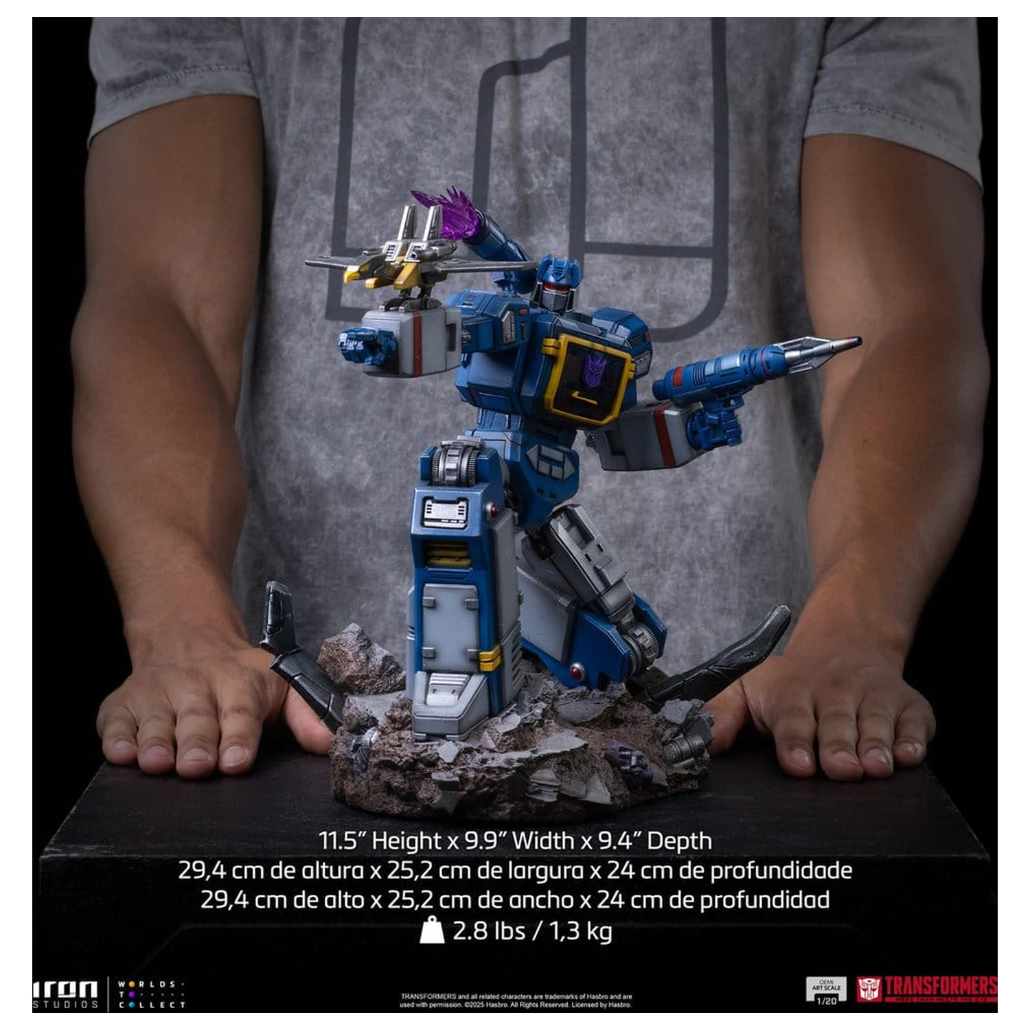 Transformers Demi Scale Kip 1/20 Soundwave 29 cm fotografija proizvoda