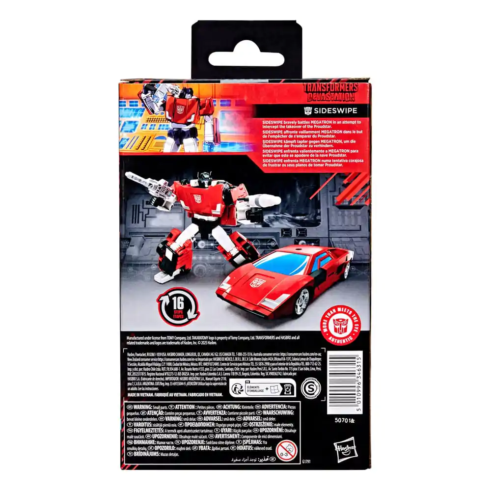 Transformers: Devastation Studio Series Deluxe Class akcijska figura Sideswipe 11 cm fotografija proizvoda