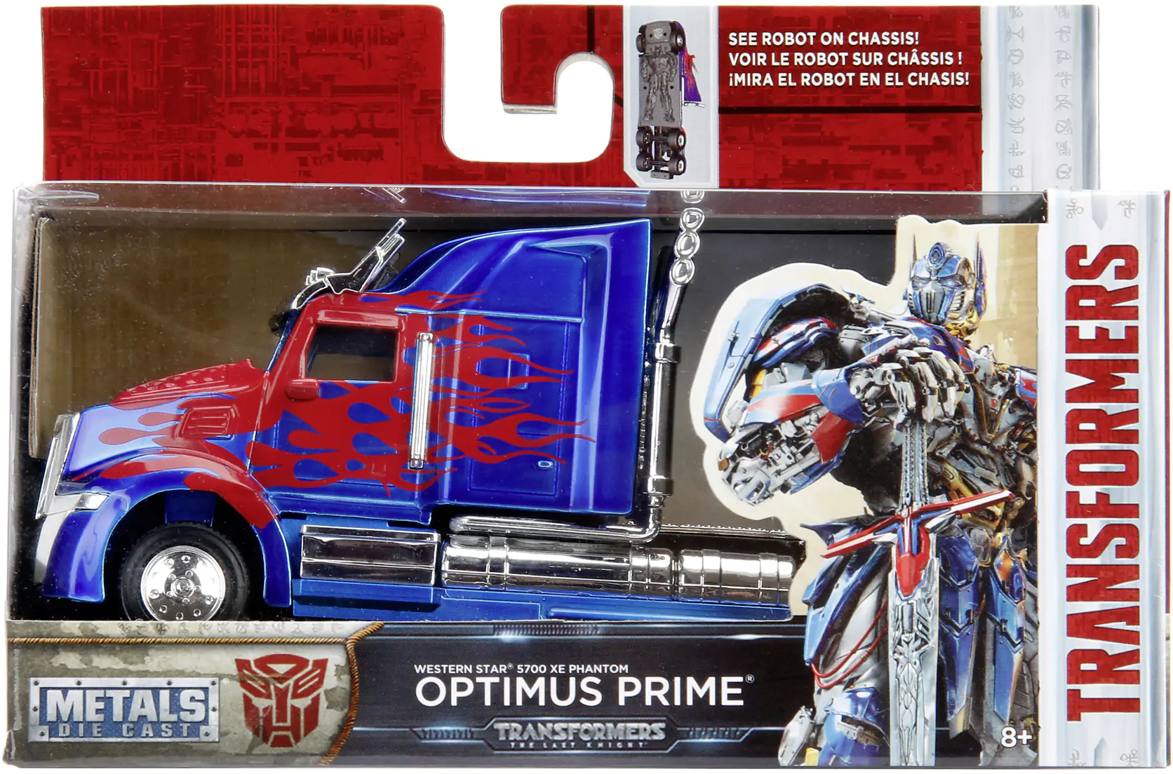 Transformers model od tlačno lijevanog metala 1/32 T5 Optimus Prime fotografija proizvoda