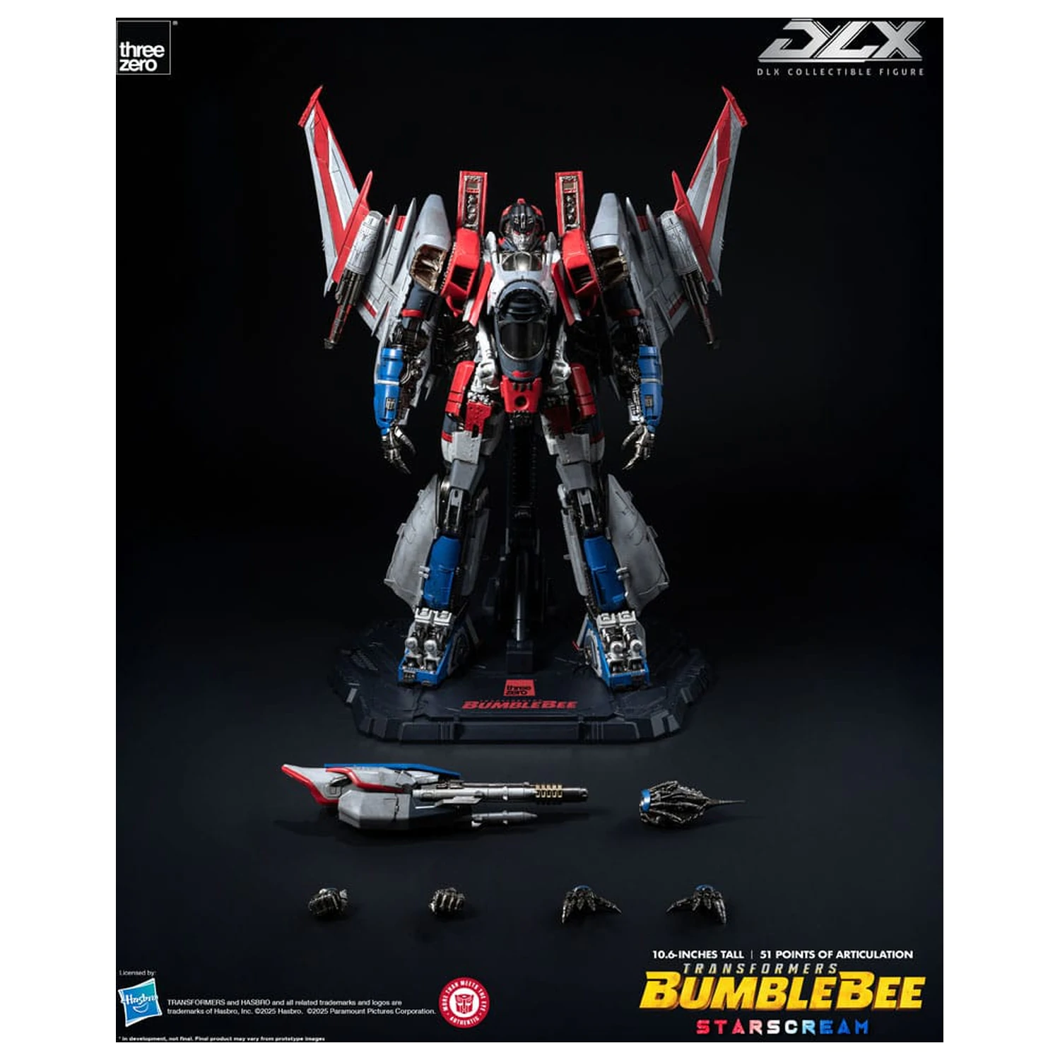 Transformers DLX akcijska figura Starscream Bumblebee 27 cm fotografija proizvoda