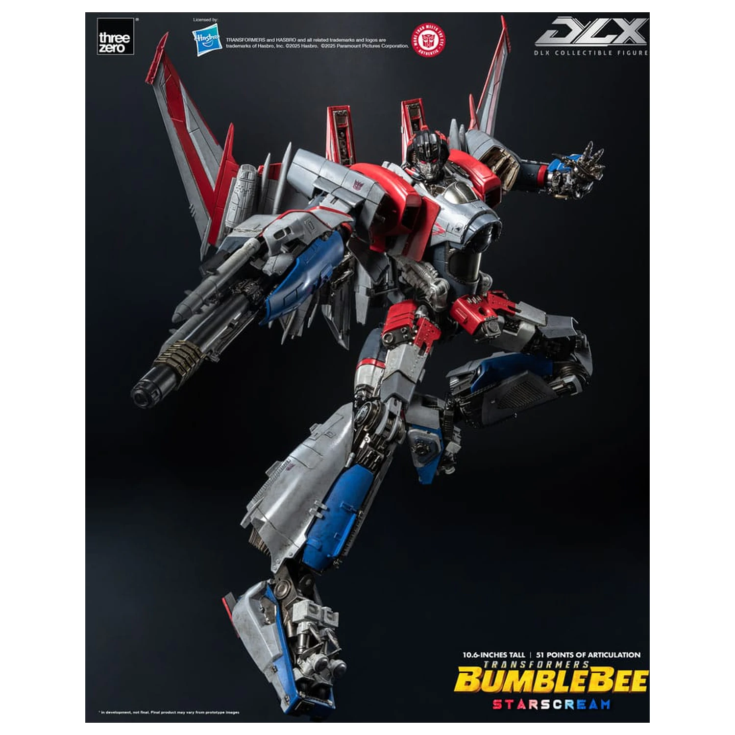 Transformers DLX akcijska figura Starscream Bumblebee 27 cm fotografija proizvoda