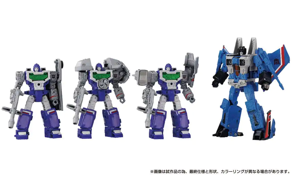Transformers Dramatic Capture Series akcijska figura set od 4 Decepticons Part 1 17 cm fotografija proizvoda
