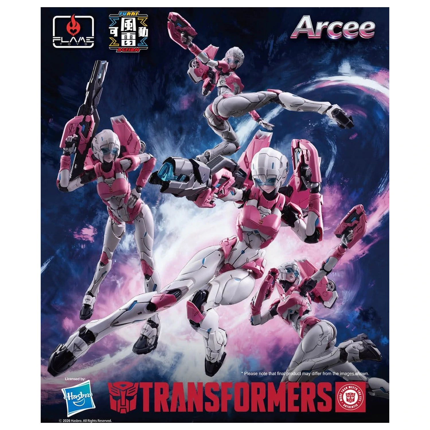 Transformers Furai Action Action figura Arcee 16 cm fotografija proizvoda
