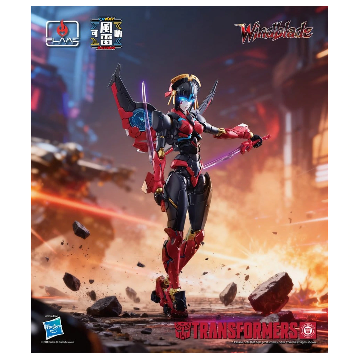 Transformers Furai Action akcijska figura Windblade 16 cm fotografija proizvoda