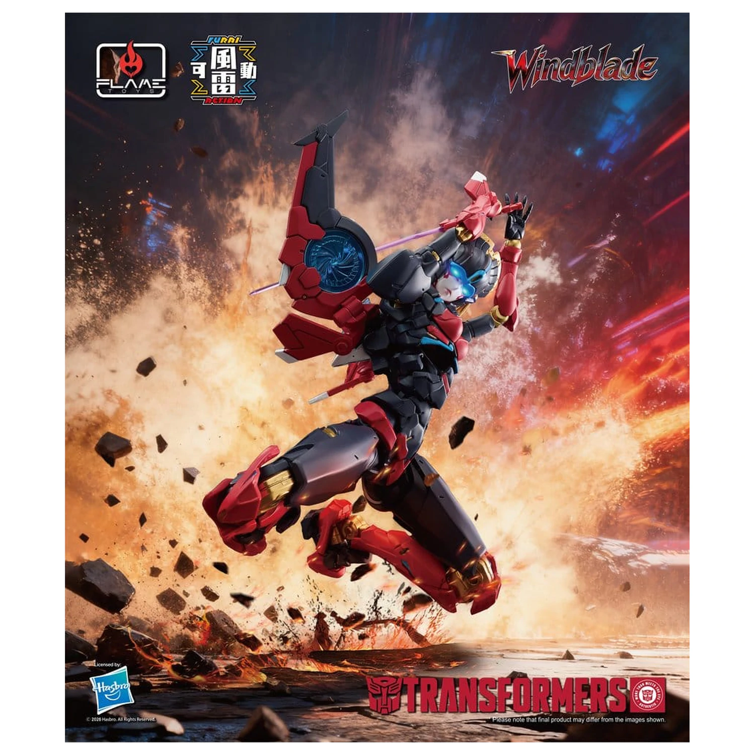 Transformers Furai Action akcijska figura Windblade 16 cm fotografija proizvoda