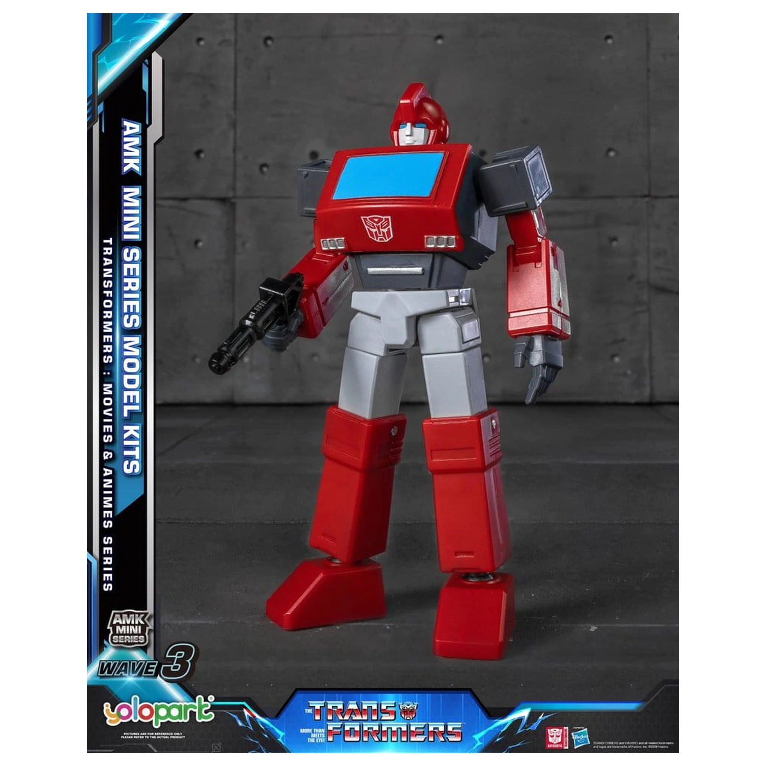 Transformers Generation One AMK Mini Series Plastični model Komplet Wave 3 Ironhide G1 11 cm fotografija proizvoda