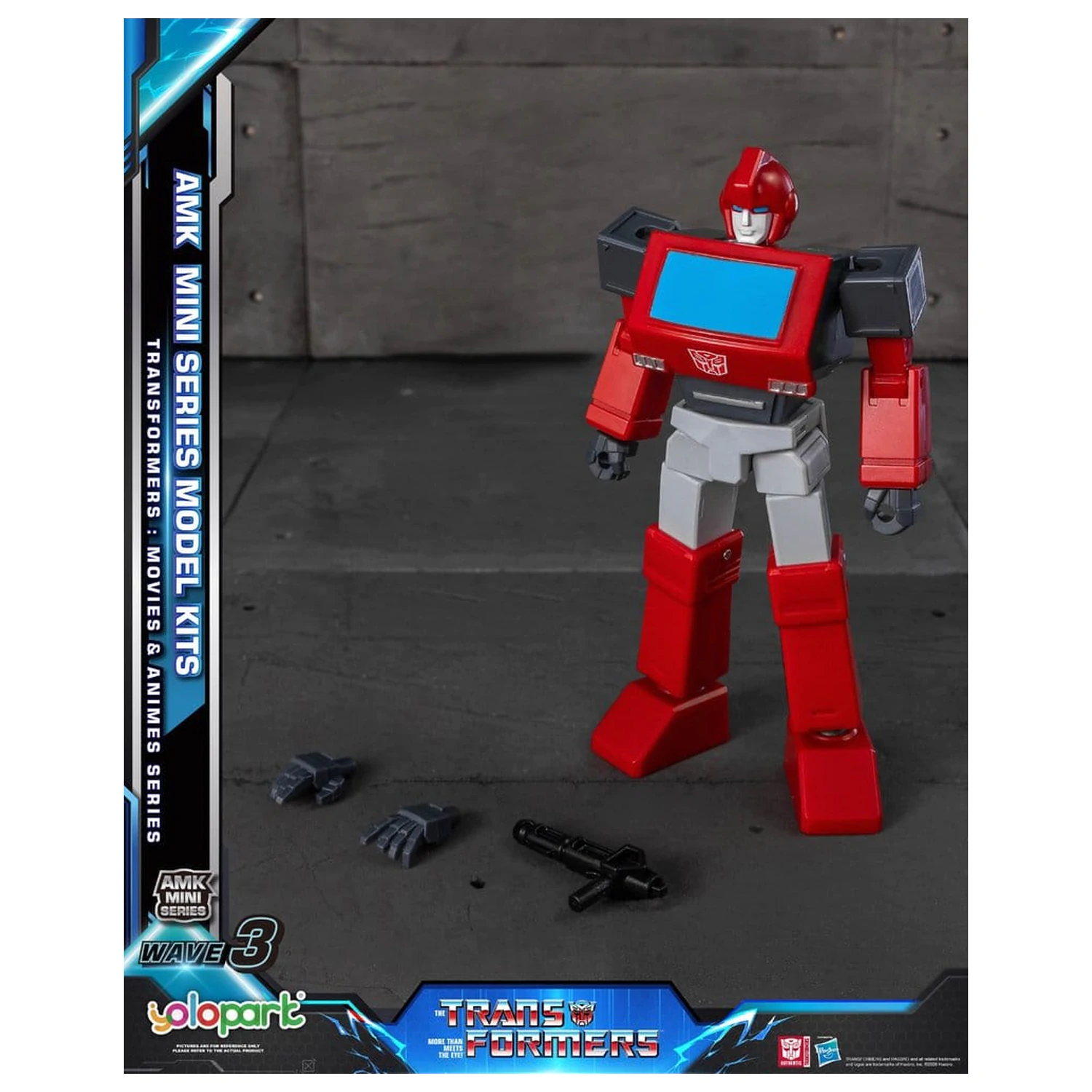 Transformers Generation One AMK Mini Series Plastični model Komplet Wave 3 Ironhide G1 11 cm fotografija proizvoda