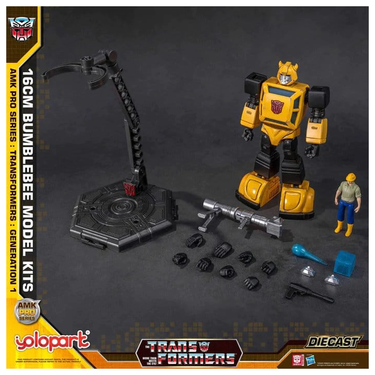 Transformers: Generation One AMK PRO Series komplet plastičnog modela Bumblebee 16 cm fotografija proizvoda