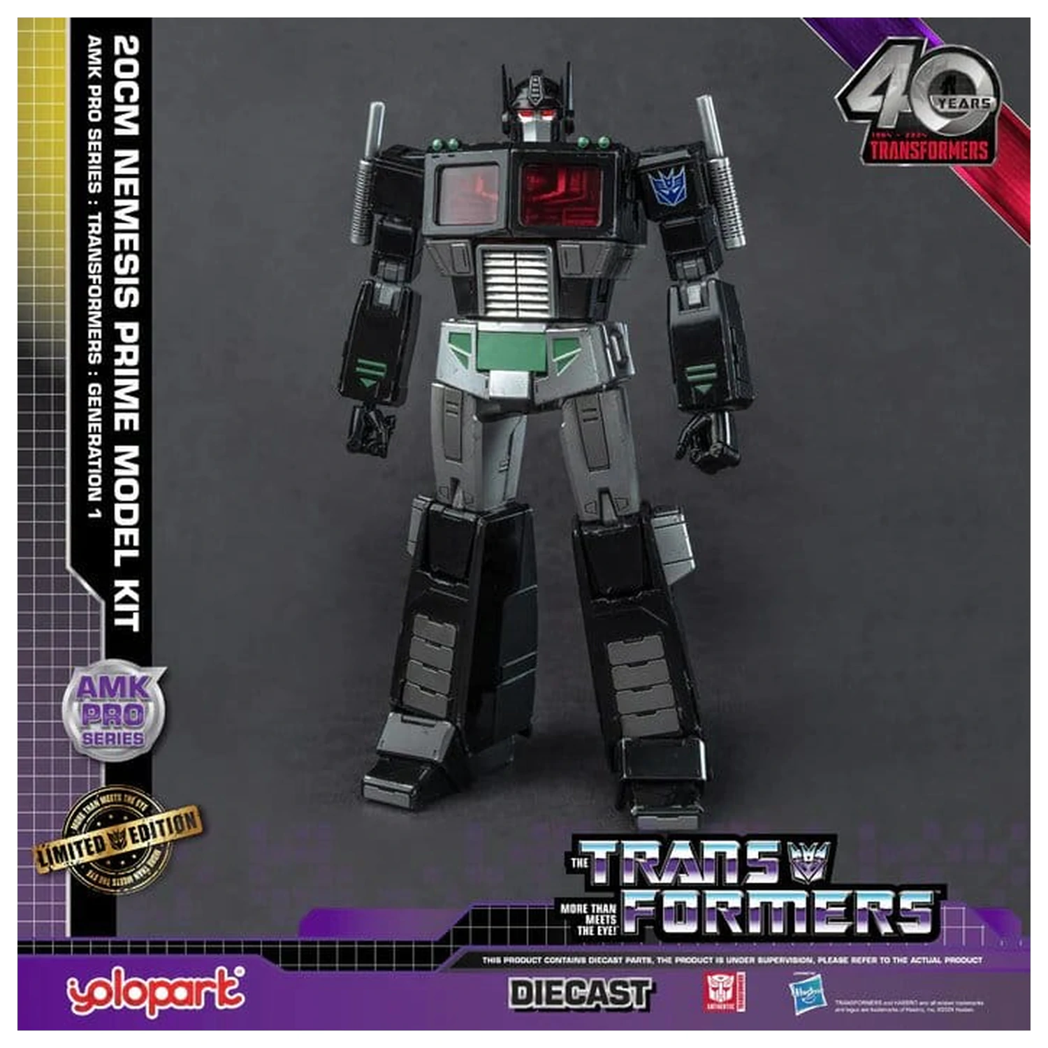 Transformers: Generation One AMK Pro Series Set za sastavljanje Model Nemesis Prime 20 cm fotografija proizvoda