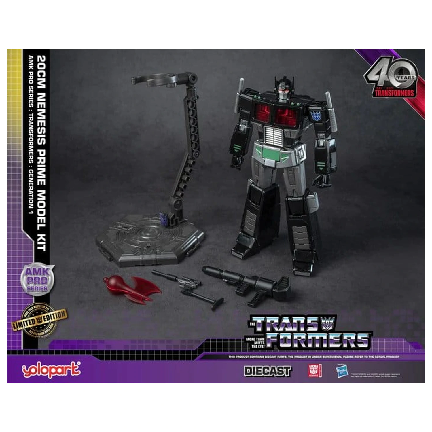 Transformers: Generation One AMK Pro Series Set za sastavljanje Model Nemesis Prime 20 cm fotografija proizvoda