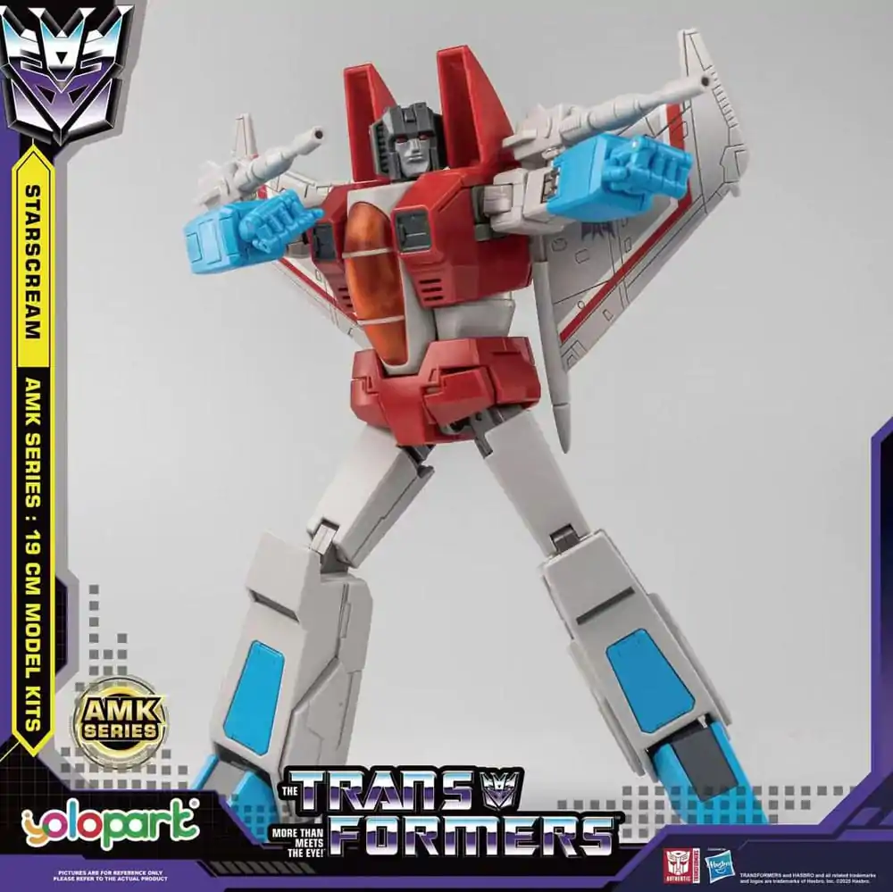 Transformers Generation One AMK Series plastični model komplet Starscream 19 cm fotografija proizvoda