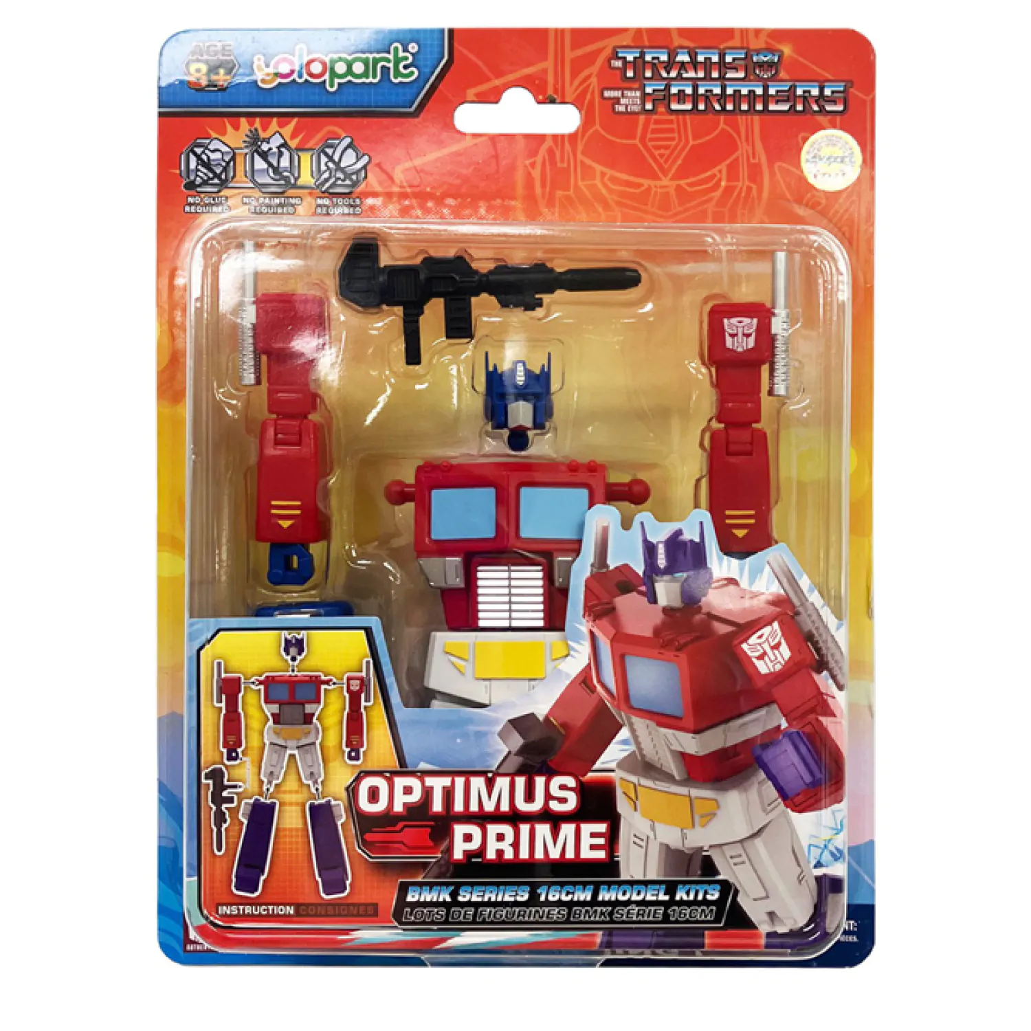 Transformers Generation One BMK Series set za sastavljanje modela Optimus Prime 16 cm fotografija proizvoda