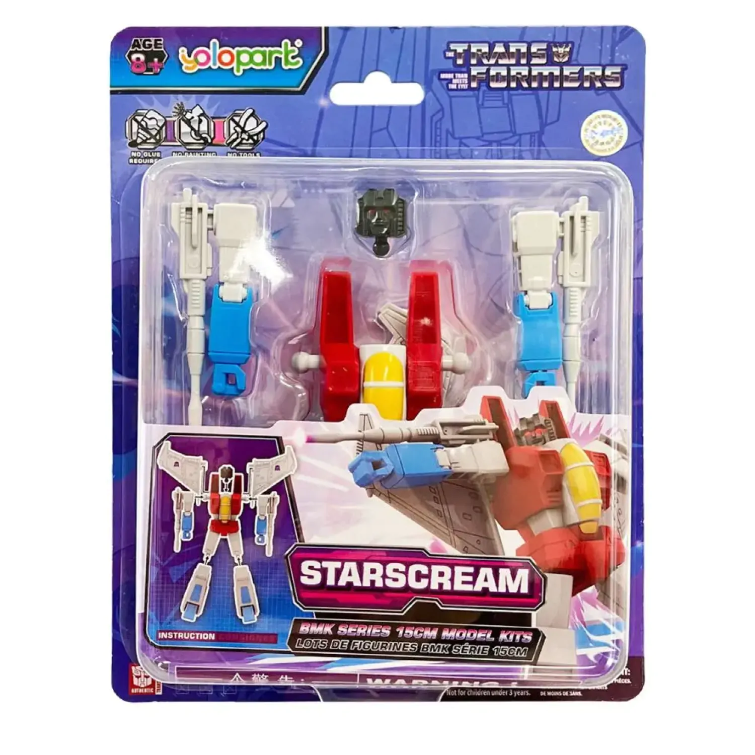 Transformers Generation One BMK Series Model Kit Starscream 16 cm fotografija proizvoda