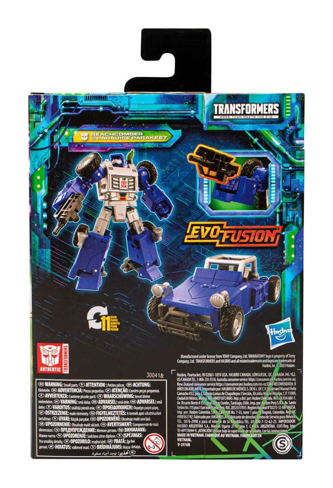 Transformers Generations Legacy Evolution Deluxe Class akcijska figura Beachcomber & Paradise Parakeet 14 cm fotografija proizvoda
