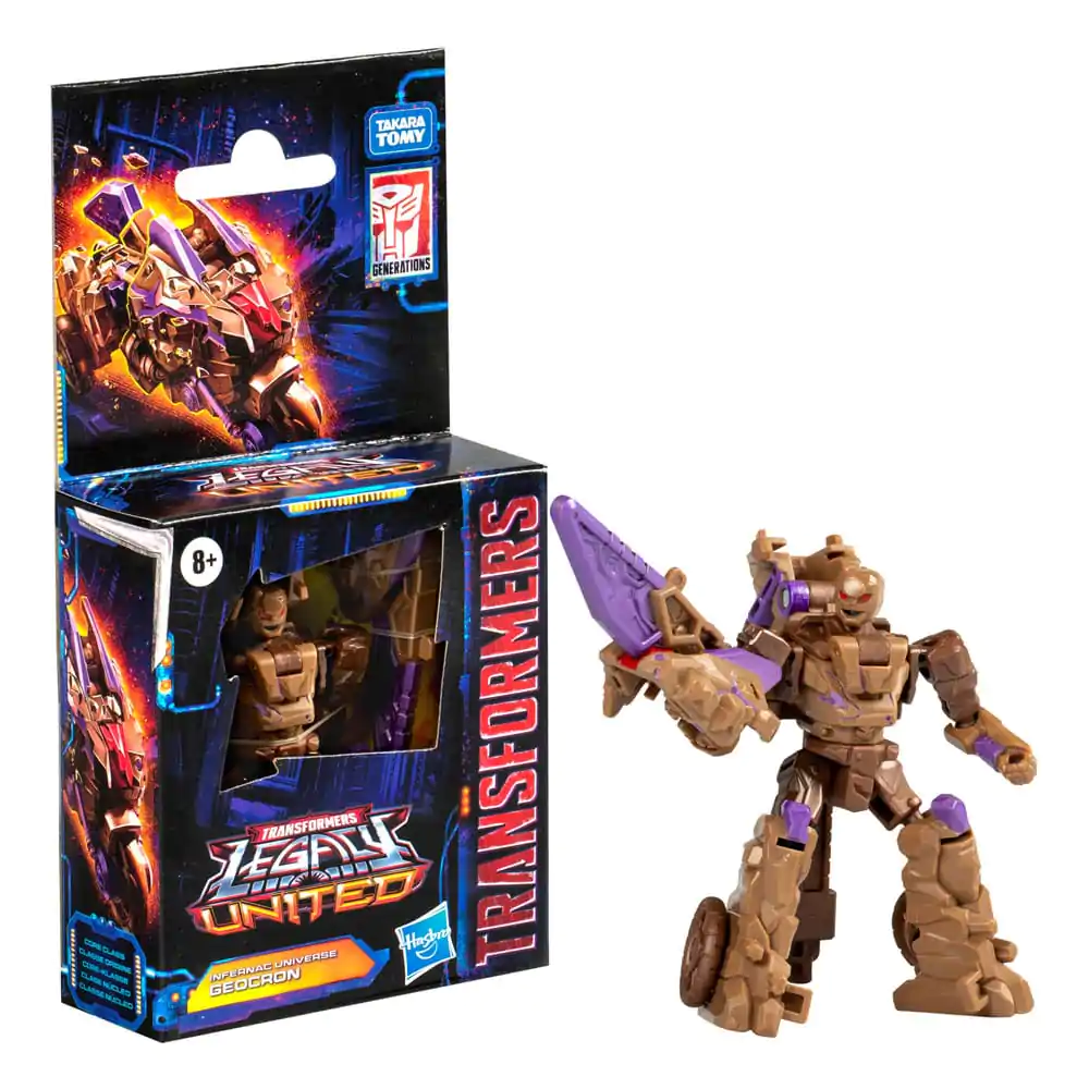 Transformers Generations Legacy United Core Class akcijska figura Infernac Universe Geocron 9 cm fotografija proizvoda