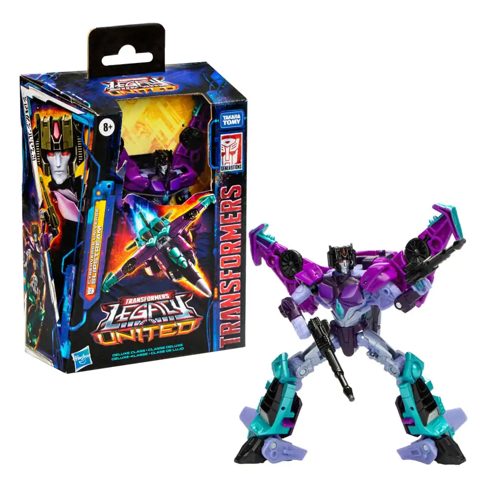 Transformers Generations Legacy United Deluxe Class akcijska figura Cyberverse Universe Slipstream 14 cm fotografija proizvoda