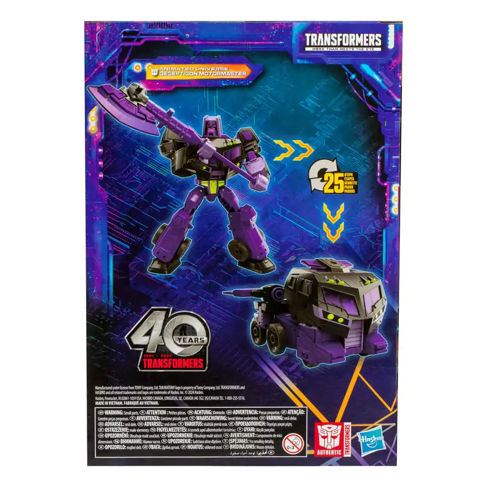 Transformers Generations Legacy United Voyager Class akcijska figura Animated Universe Decepticon Motormaster 18 cm fotografija proizvoda