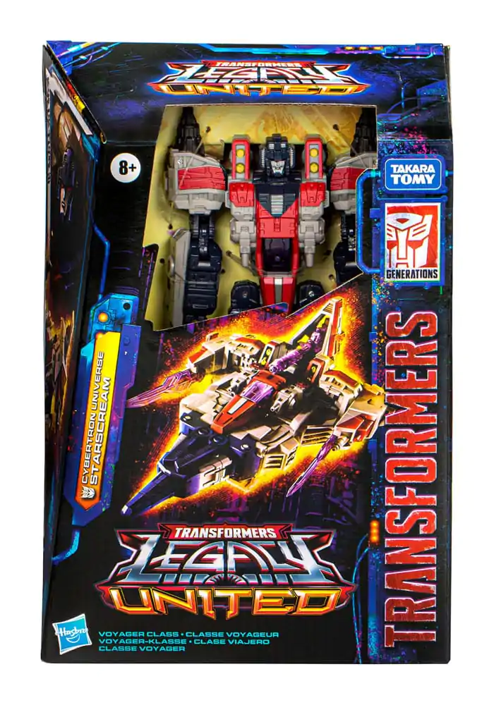 Transformers Generations Legacy United Voyager Class akcijska figura Cybertron Universe Starscream 18 cm fotografija proizvoda