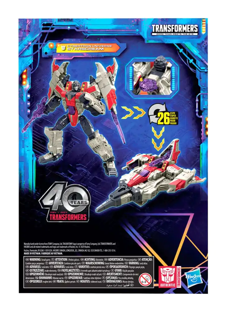 Transformers Generations Legacy United Voyager Class akcijska figura Cybertron Universe Starscream 18 cm fotografija proizvoda