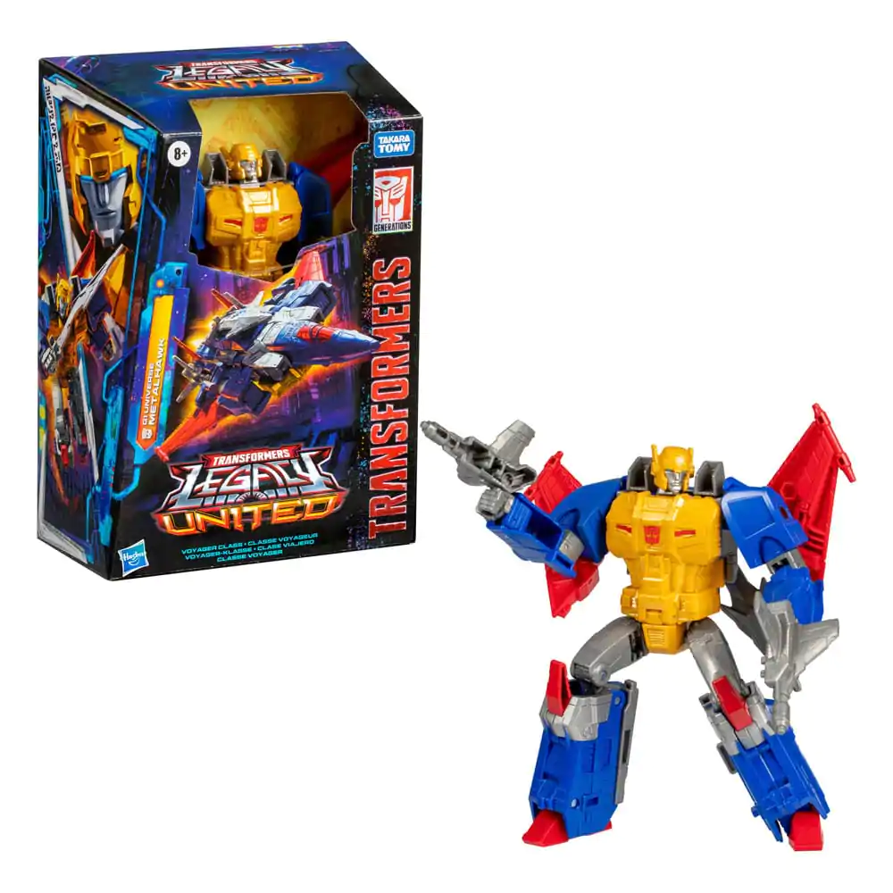 Transformers Generations Legacy United Voyager Class akcijska figura G1 Universe Metalhawk 18 cm fotografija proizvoda