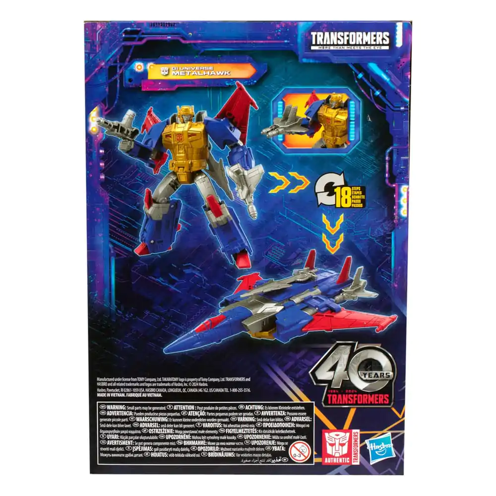 Transformers Generations Legacy United Voyager Class akcijska figura G1 Universe Metalhawk 18 cm fotografija proizvoda