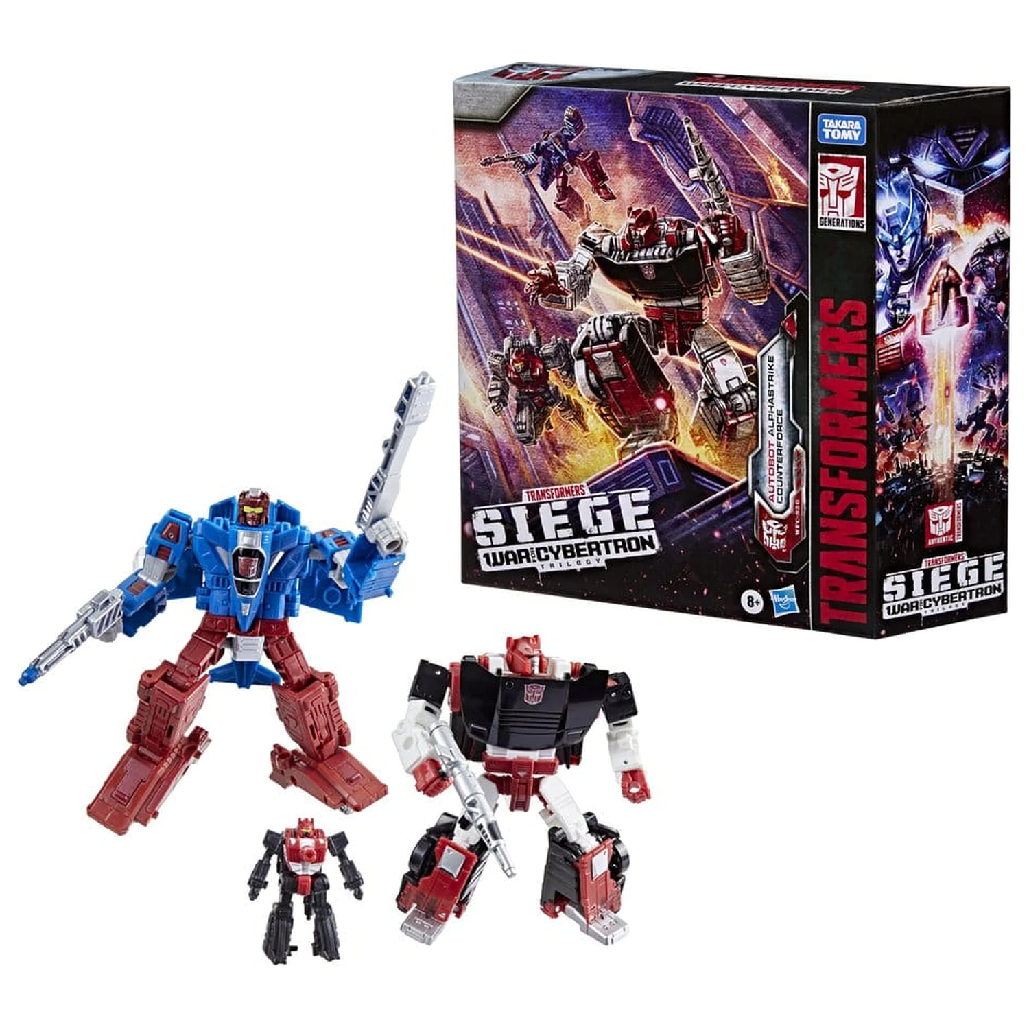 Transformers Generations War for Cybertron: Siege akcijska figura paket od 3 komada Autobot Alphastrike Counterforce fotografija proizvoda