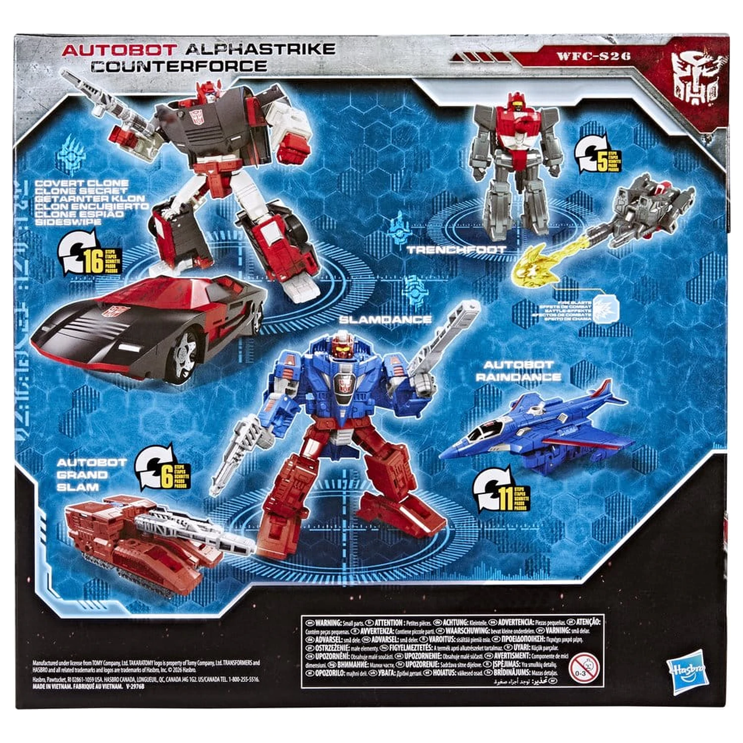 Transformers Generations War for Cybertron: Siege akcijska figura paket od 3 komada Autobot Alphastrike Counterforce fotografija proizvoda
