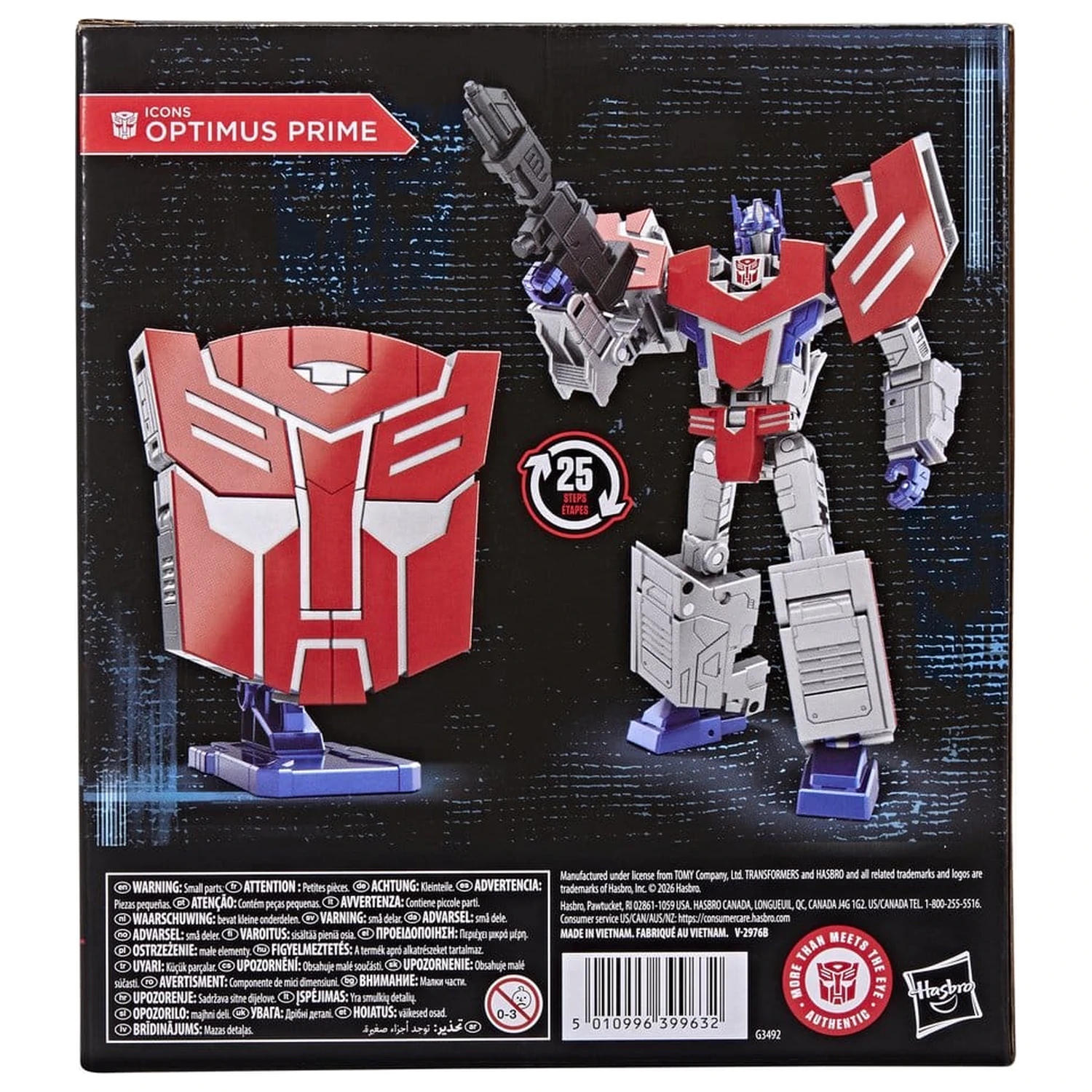 Transformers Icons Voyager Class Action Figura Optimus Prime 17 cm fotografija proizvoda