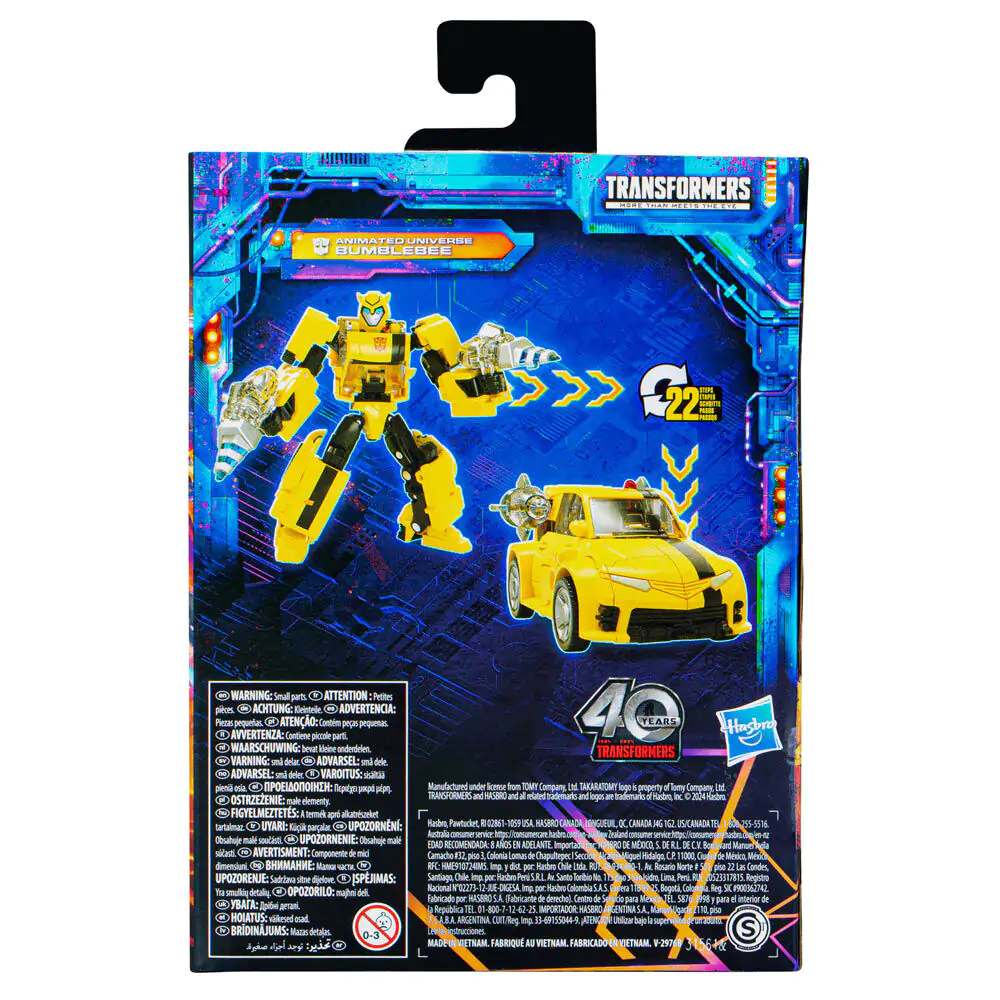 Transformers Legacy United Deluxe Class Animated Universe Bumbleebee akcijska figura 14 cm fotografija proizvoda