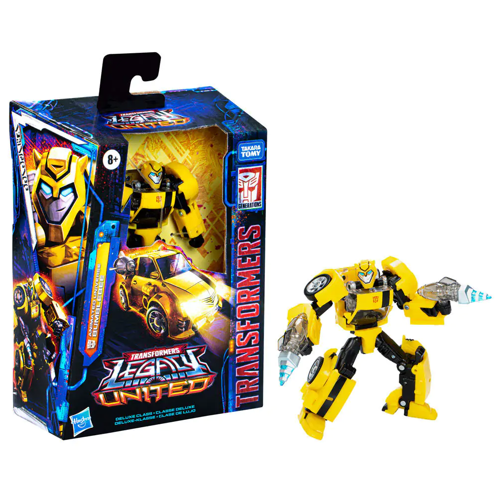 Transformers Legacy United Deluxe Class Animated Universe Bumbleebee akcijska figura 14 cm fotografija proizvoda