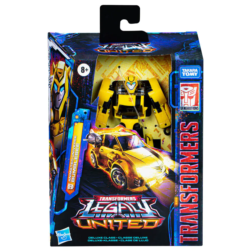 Transformers Legacy United Deluxe Class Animated Universe Bumbleebee akcijska figura 14 cm fotografija proizvoda