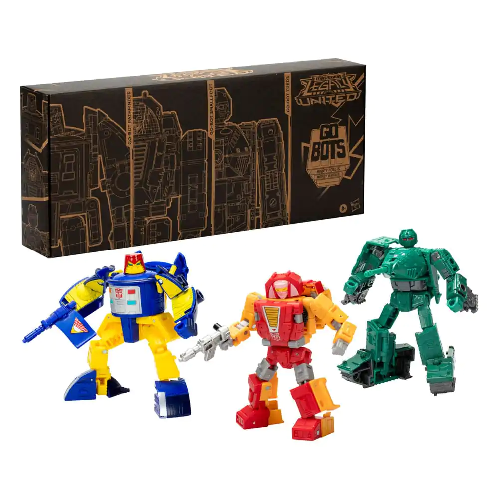 Transformers Legacy United Deluxe Class akcijska figura 3-Pack Go-Bot Guardians 14 cm fotografija proizvoda