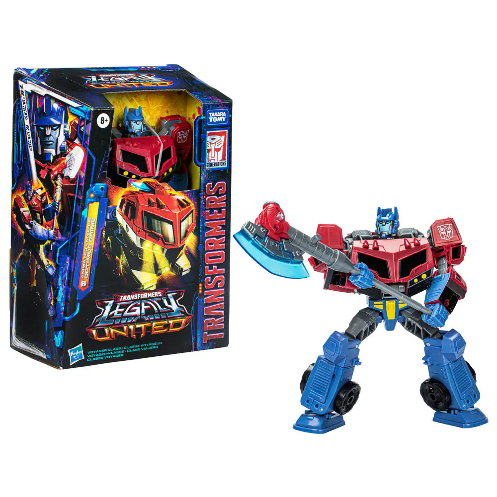 Transformers Legacy United Voyager Class Animated Universe Optimus Prime figura 17,5 cm fotografija proizvoda