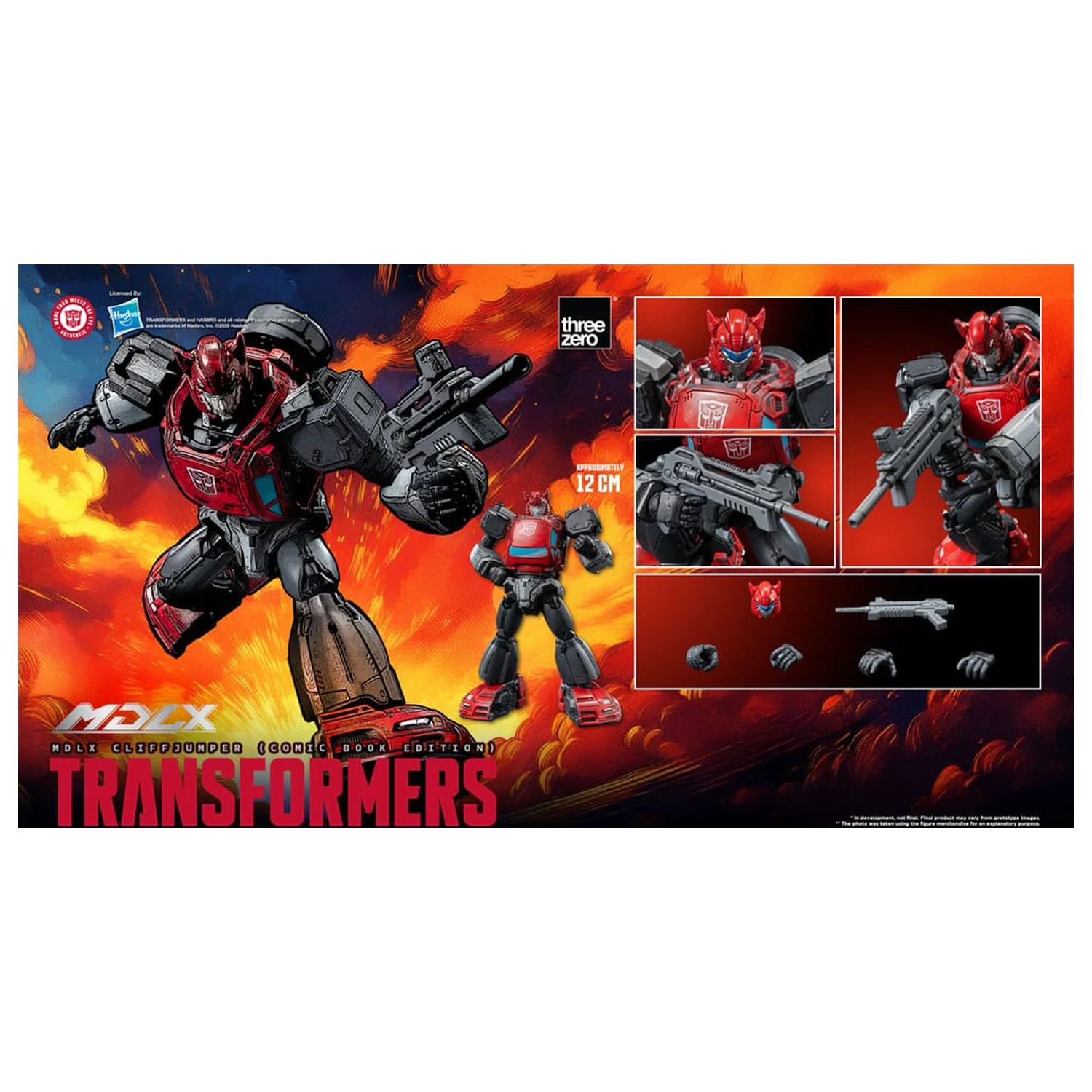 Transformers MDLX akcijska figura Cliffjumper (Comic Book Edition) 12 cm fotografija proizvoda