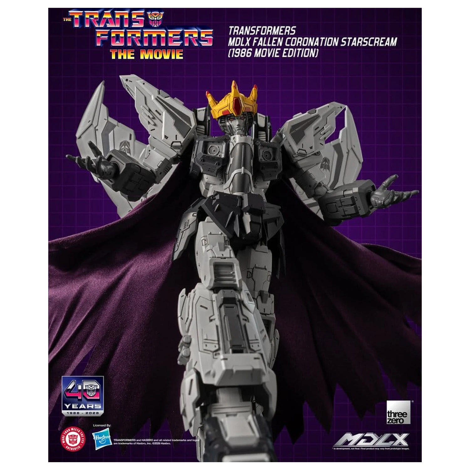 Transformers MDLX akcijska figura Fallen Coronation Starscream (1986 Movie Edition) 20 cm fotografija proizvoda