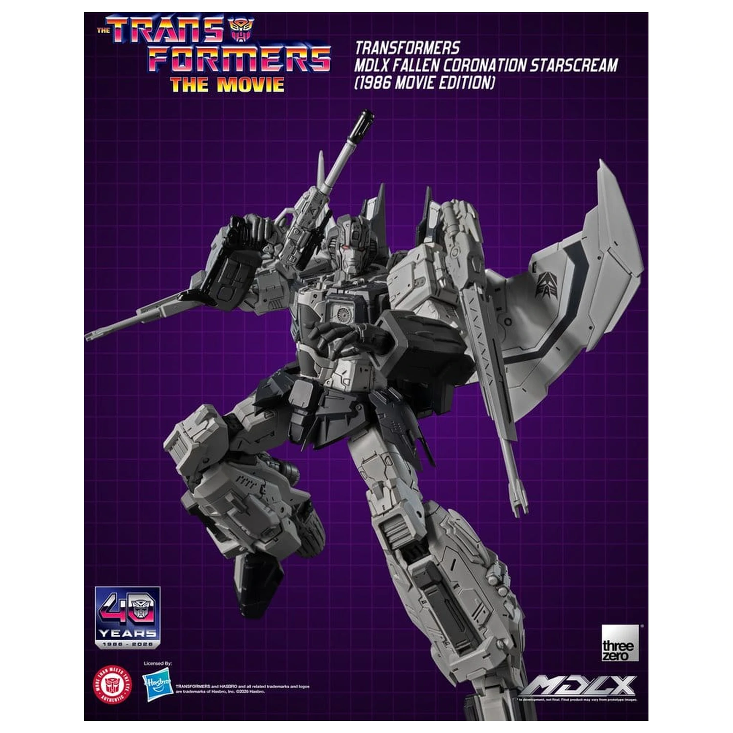 Transformers MDLX akcijska figura Fallen Coronation Starscream (1986 Movie Edition) 20 cm fotografija proizvoda