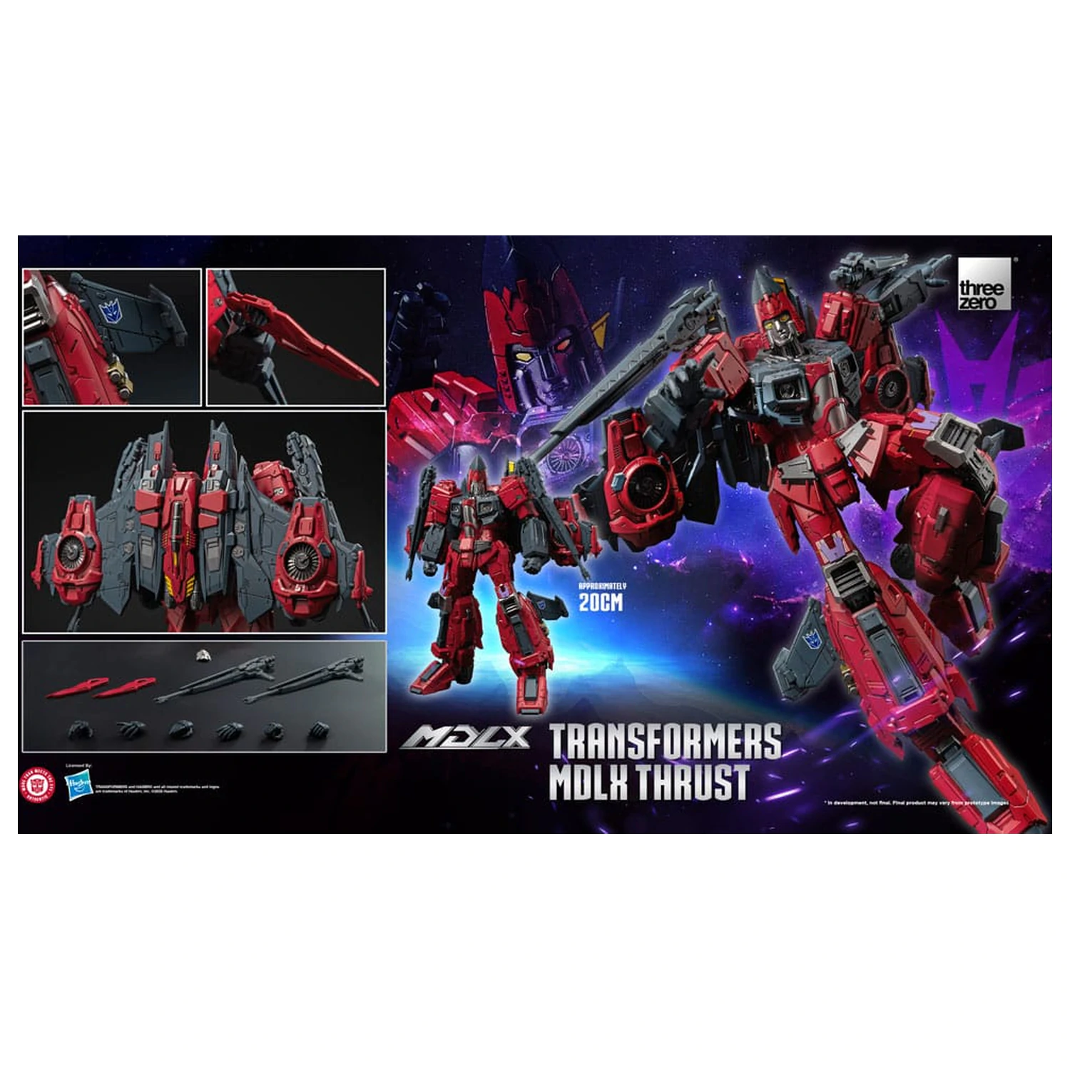 Transformers MDLX akcijska figura Thrust 20 cm fotografija proizvoda