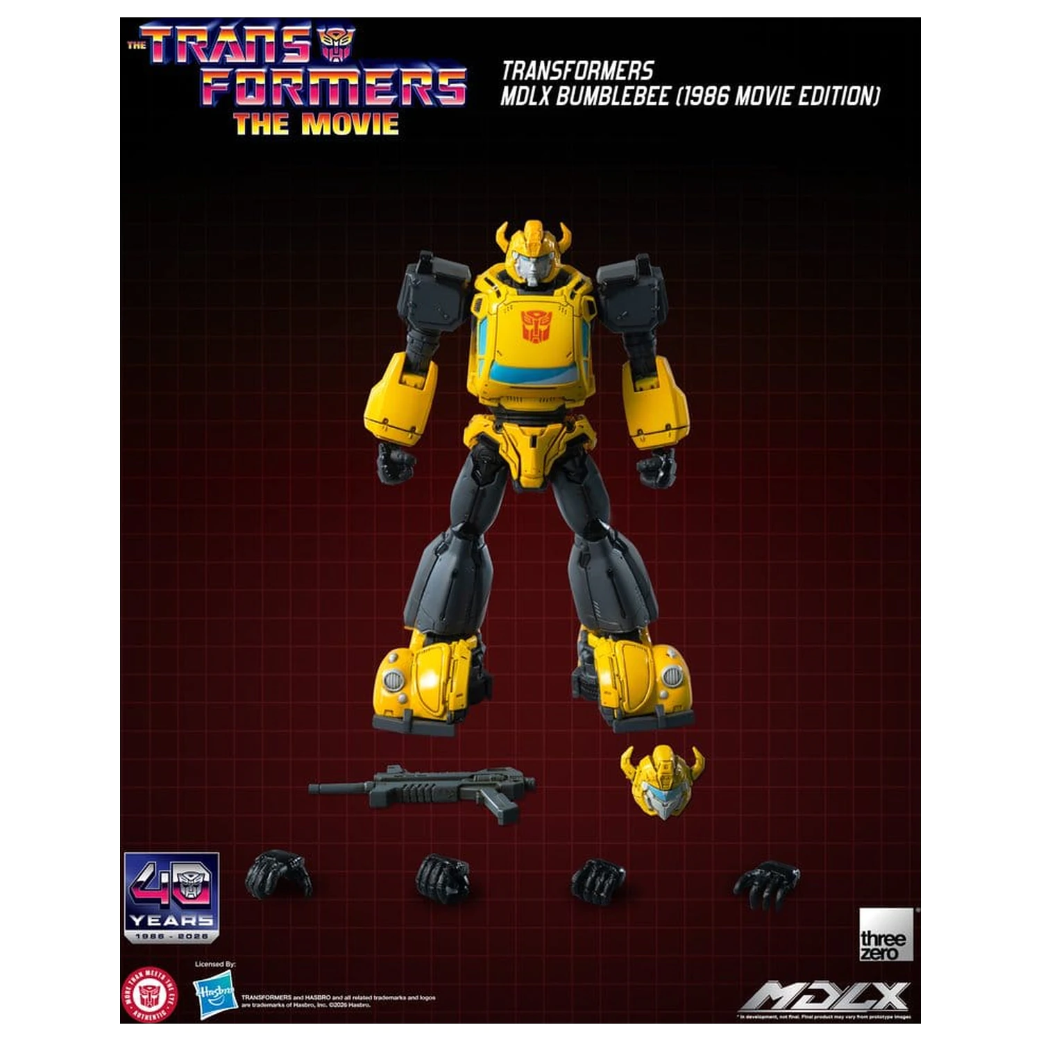 Transformers MDLX akcijska figura Bumblebee (izdanje filma iz 1986.) 12 cm fotografija proizvoda