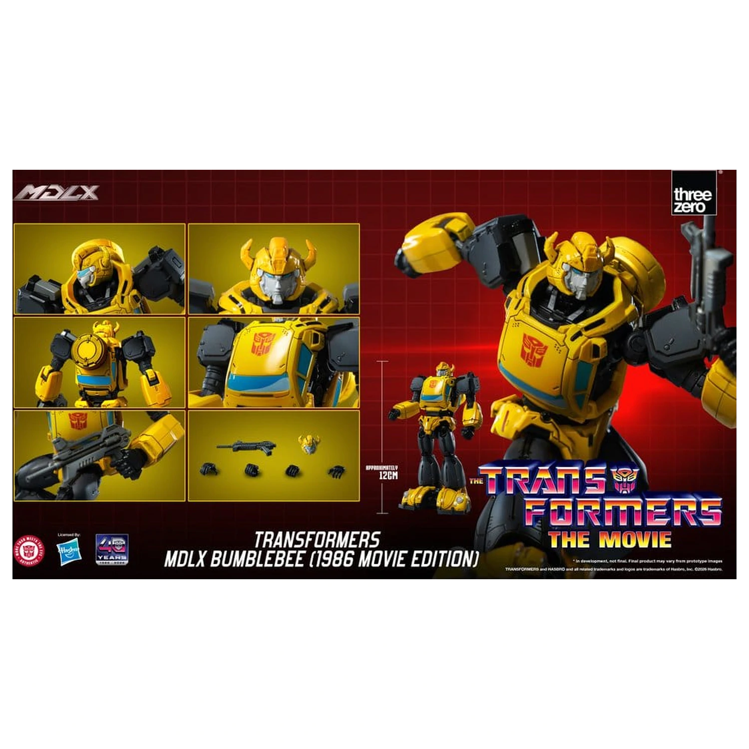 Transformers MDLX akcijska figura Bumblebee (izdanje filma iz 1986.) 12 cm fotografija proizvoda