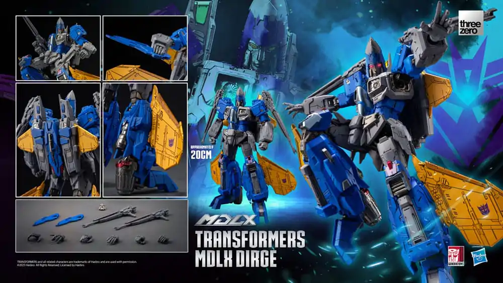 Transformers MDLX akcijska figura Dirge 20 cm fotografija proizvoda
