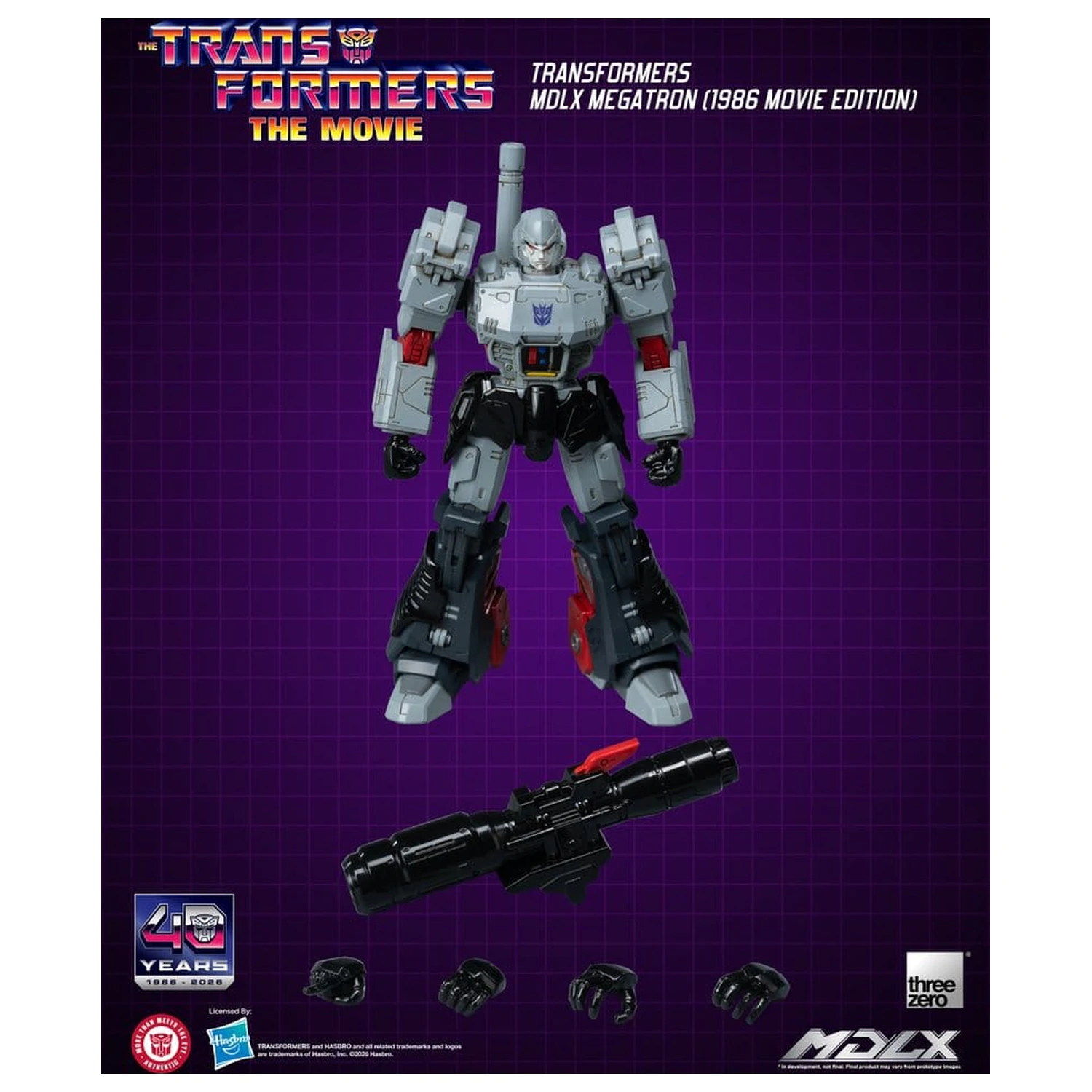 Transformers MDLX Akcijska Figura Megatron (1986 Movie Edition) 18 cm fotografija proizvoda