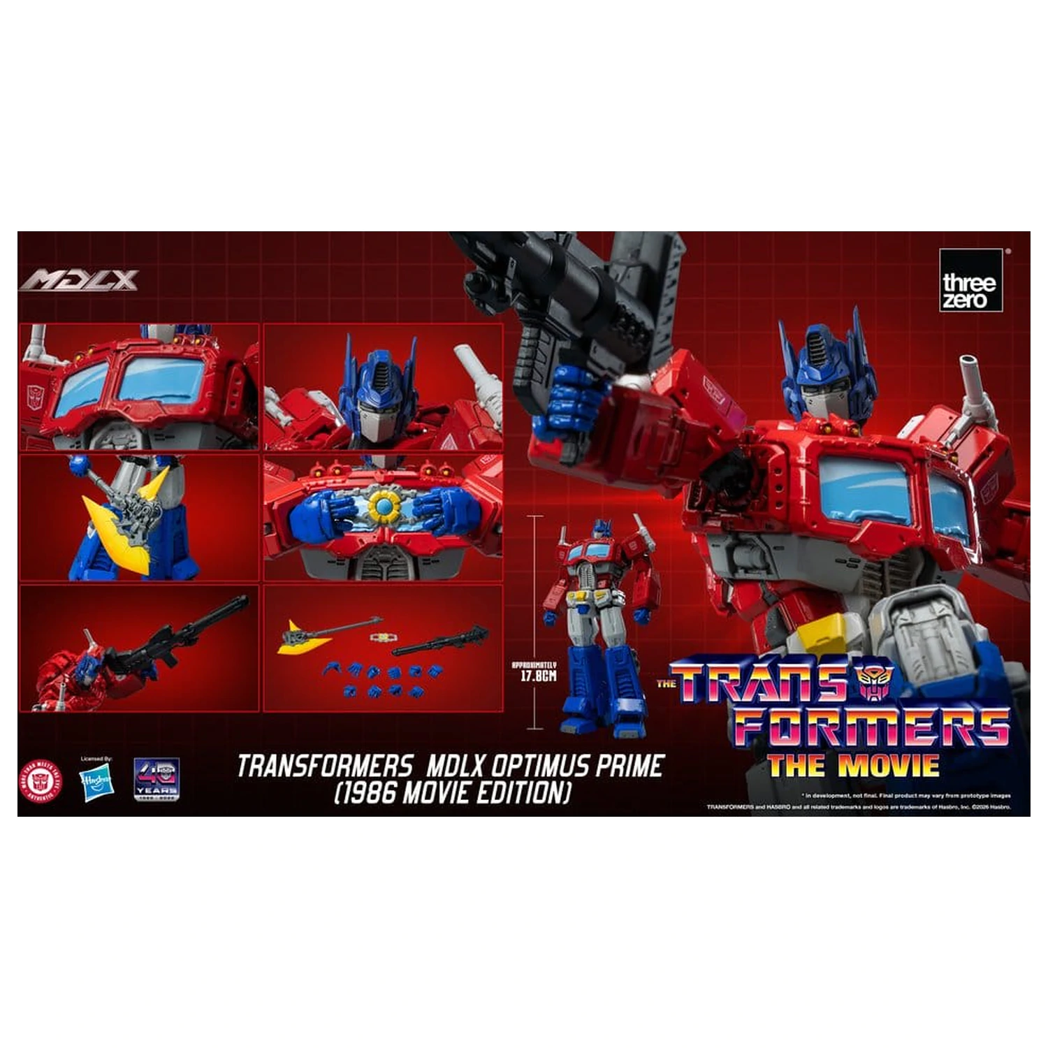 Transformers MDLX Action Figure Optimus Prime (izdanje prema filmu iz 1986.) 18 cm fotografija proizvoda