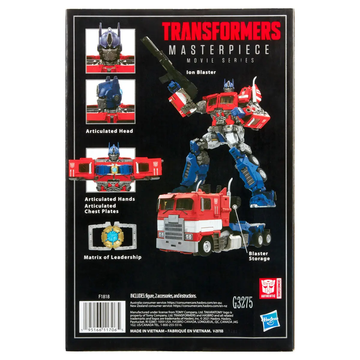 Transformers Move Masterpiece Bumblebee Optimus Prime 27 cm fotografija proizvoda