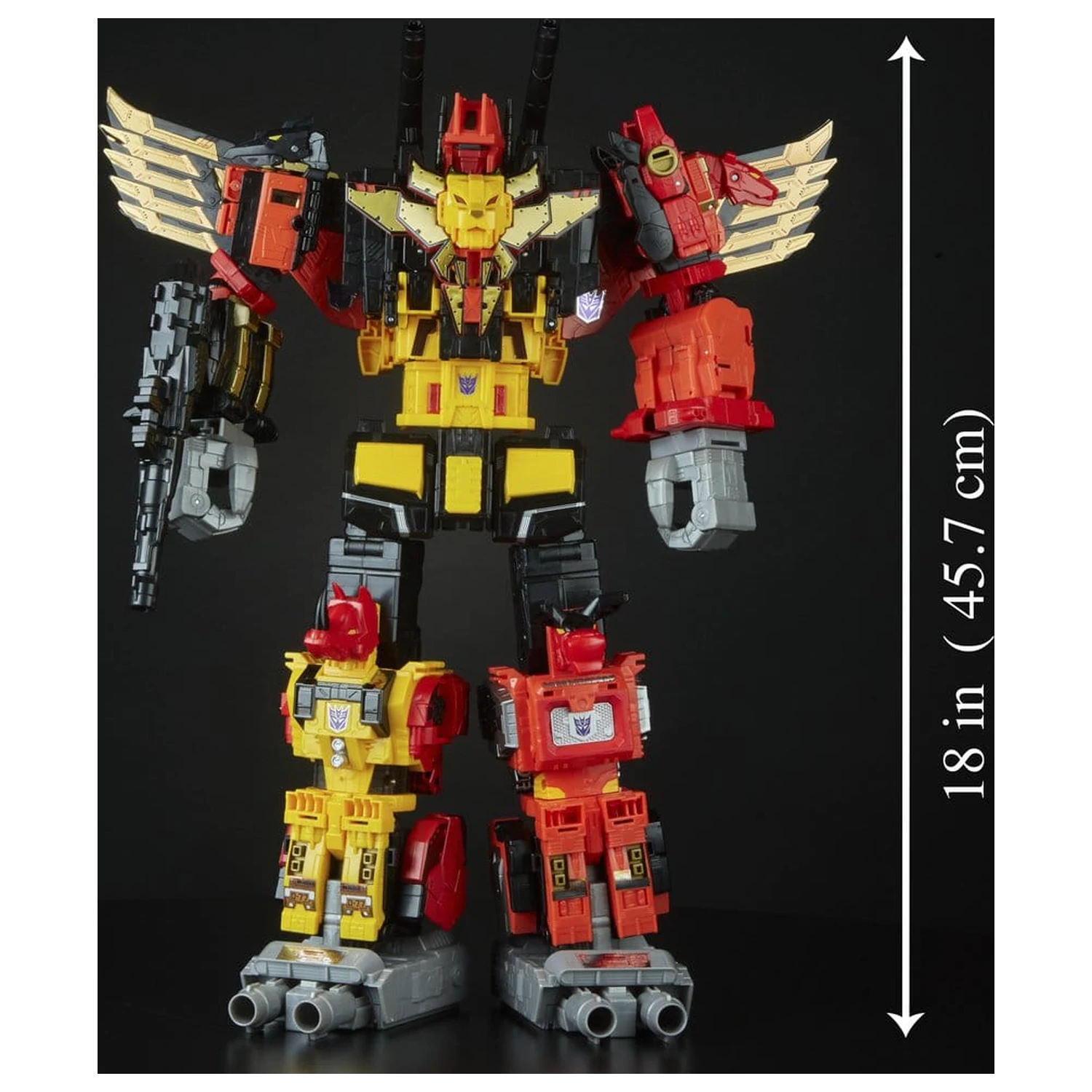 Transformers Power of the Primes Combiner Akcijska Figura Predaking 45 cm fotografija proizvoda