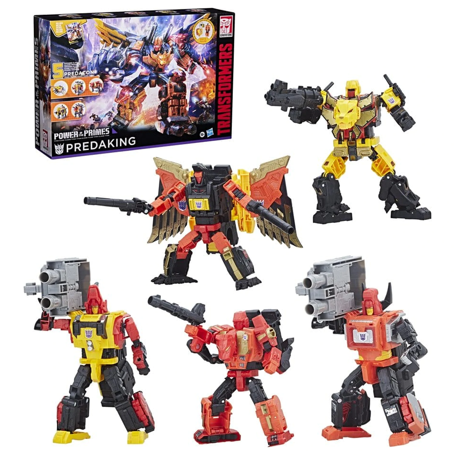 Transformers Power of the Primes Combiner Akcijska Figura Predaking 45 cm fotografija proizvoda