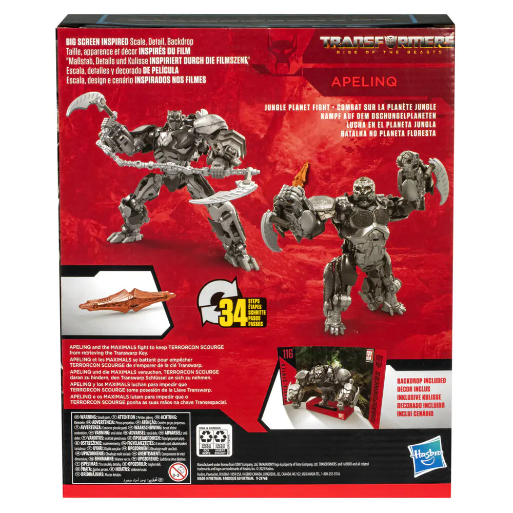 Transformers Rise of the Beast Studio Series Apeling figura 21,6 cm fotografija proizvoda