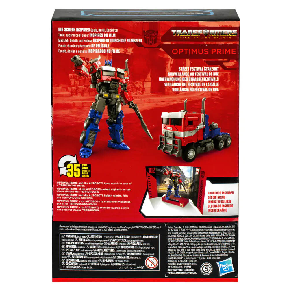 Transformers Rise of the Beast Studio Series Optimus Prime figura 16,5 cm fotografija proizvoda