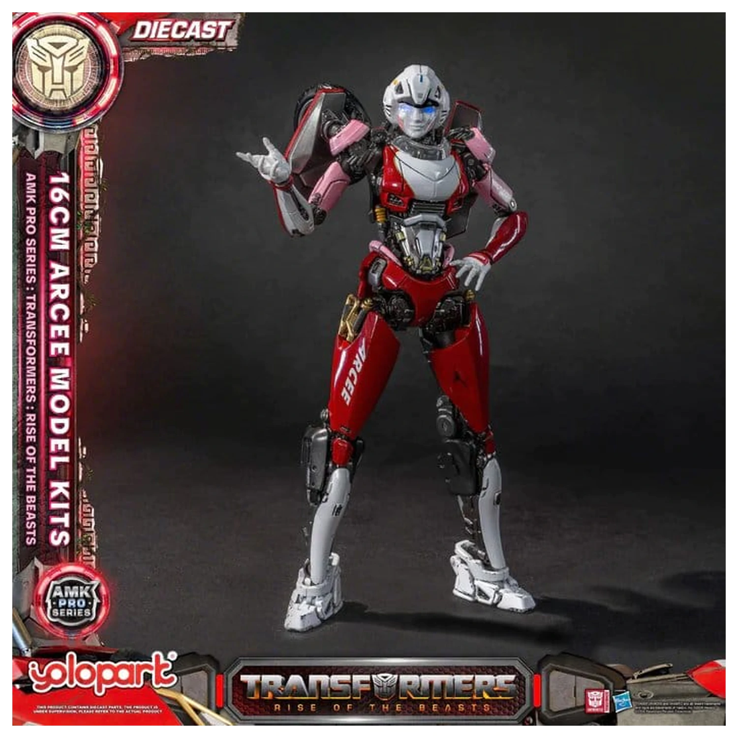 Transformers: Rise of the Beasts AMK Pro serija set za sastavljanje Arcee 15 cm fotografija proizvoda