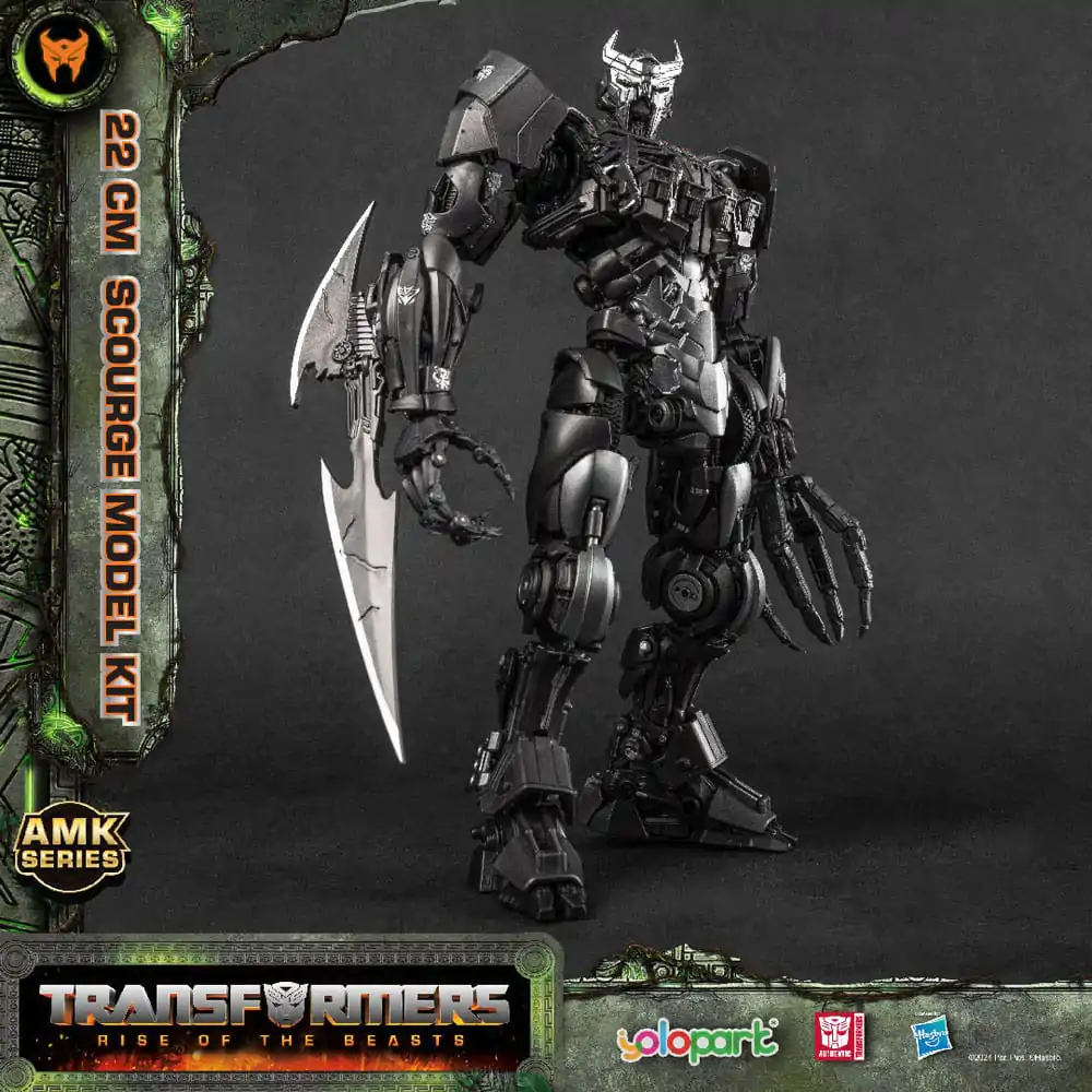 Transformers: Rise of the Beasts AMK Series plastični model komplet Scourge 22 cm fotografija proizvoda