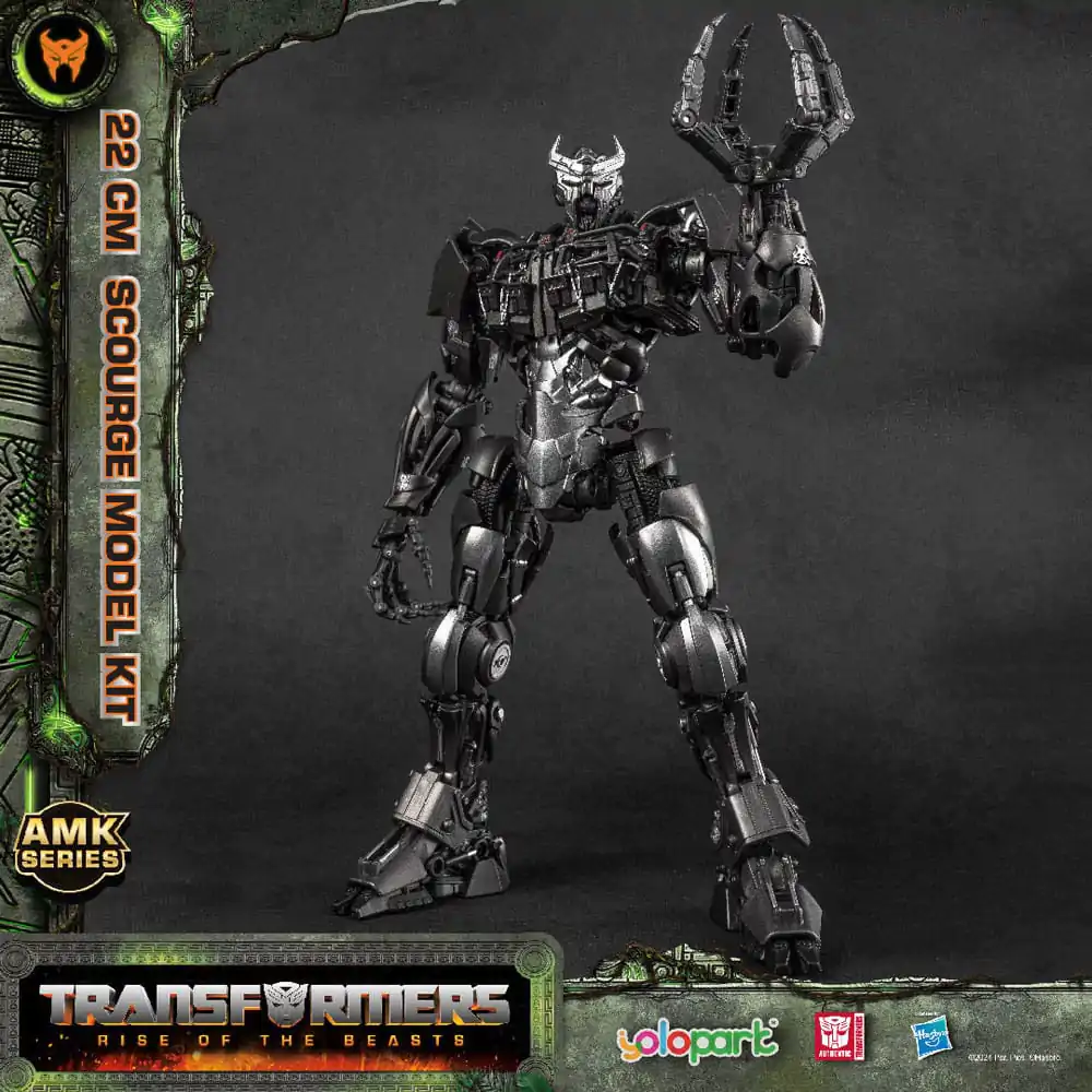 Transformers: Rise of the Beasts AMK Series plastični model komplet Scourge 22 cm fotografija proizvoda